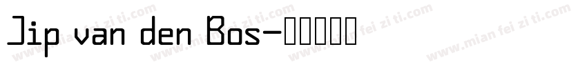 Jip van den Bos字体转换